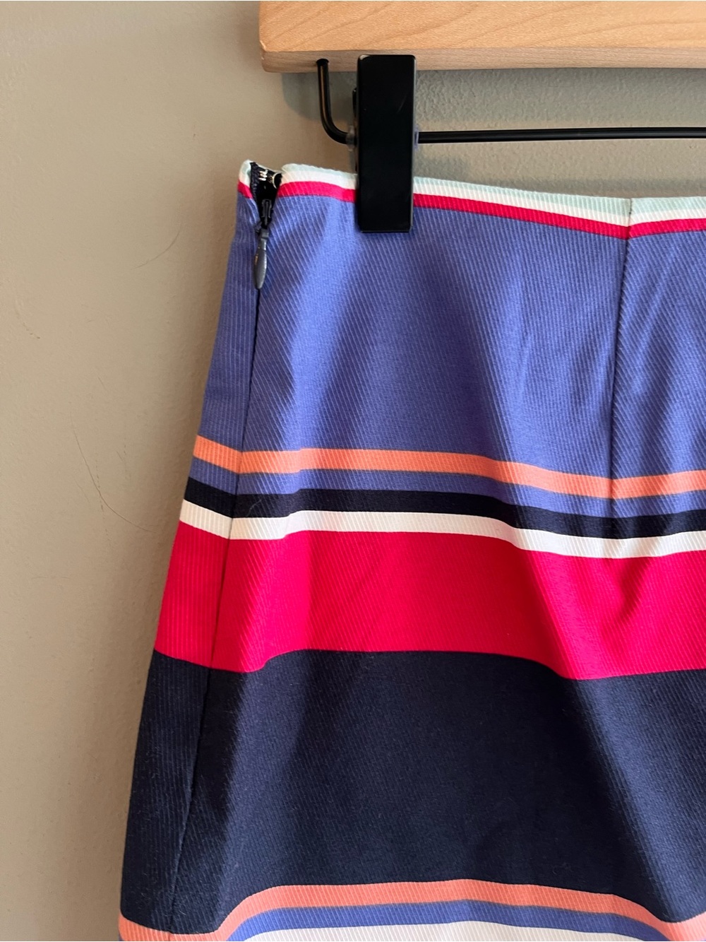 Talbots Striped Multicolor A-Line Skirt - Women’s Size 4 NWT - Picture 5 of 9